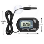 Aquaneat 2 Pack Aquarium Thermometer  Fish Tank Thermometer  Digital Temperature