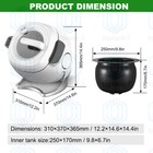 6l Automatic Cooking Machine Automatic Rotation Frying With Smart Touch Cooker