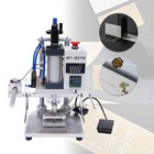 Hot Foil Stamping Machine 550w Air Pneumatic For Leather Pu Logo Press 8x10cm