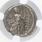 C  Vib  Pansa Caetronianus Ar Denarius Roman Republic Silver Coin 48 Bc Ngc Vf