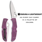 Spyderco Endura 4 Lightweight Signature Knife With 3 80  Vg-10 Steel Blade And