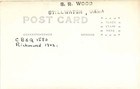 Real Photo Postcard C B   Q Railroad Steam Engine  1580 - 4-4-2 Train
