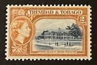 Travelstamps  1953-59 Trinidad   Tobago Stamps Qeii Sc  73 Sg 268  Mogh 2 Cents