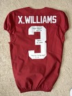 2021 Rose Bowl Alabama Football  3 Xavier Williams Game Used Worn Playoff Jersey