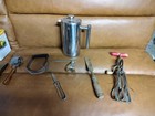 Antique Vintage Primitive Kitchen Tools Utensils Wood Metal