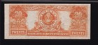 Us 1922  20 Gold Certificate Note Fr 1187 Vf  374 