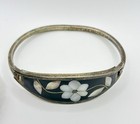 Vintage Bracelet Lot Of 9 Mixed Metal Bangles Avon Napier Enamel Rhinestone
