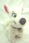 Walt Disney Store Pixar Soft Bolt The White Dog 6  Plush Stuffed Animal Toy