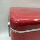 Large Budweiser Cooler  Metal Handles Drain Spout 22   x14 5   x16   