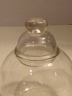 Vintage Clear Glass Apothecary Jar With Knob Lid 