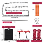 53 Inch Rope Saw High Reach Tree Limb Hand Rope Chain Saw 68 Sharp Teeth Blade