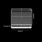 1 x1  Acrylic Stamp Block  6pcs Clear Stamping Block With Grid Lines Decorative