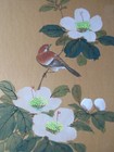 Vintage Chinese Painting On Silk - Good Condition Bird And Flowers Unframed  16