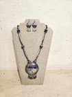 Hopi Sunface Necklace With Earrings Set