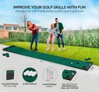 Golf Pong Putting Game Golf Game Set Putt Putt Golf With 2 Putter Golf Balls