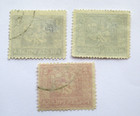 Poland Stamps Scott 176 177 178 Upper Silesia Miner 1922 Set Of 3 Used
