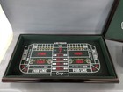 Vega Casino Solid Wood   Felt Blackjack  Roulette   Craps Playing Set