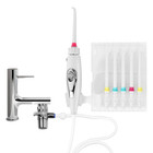 Water Flosser Faucet Oral Irrigator Dental Floss Pick Teeth Cleaning 6 Jet Tips