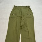 Vtg Boy Scout Pant Men Green Bsa Uniform Cargo Union Made Usa-30x30-7552
