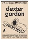 Dexter Gordon Signed Autographed Postcard  1963 Original Jazz Great Very Rare