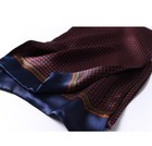 Men s 100 Pure Silk Scarf Neckerchief Cravat Double Layer Tie Casual Business