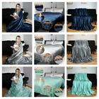 Luxury Warm Reversible Fleece Blanket Large Throws For Bed Sofa Queen King Size 