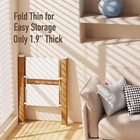 2 Step Lightweight Aluminum Folding Ladder  Portable Step Stool