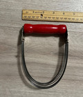 Androck Pastry Blender Cutter Vintage Kitchen Tool Red Handle Pie Crust Biscuits
