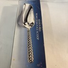 Vintage Godinger Silver Plated Weave Design Ice Scoop  6625 Open Box new
