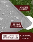 Weather Resistant Cornhole Bean Bags Set Of 8 - Regulation Size   Weight - 4 Pur
