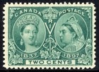 Canada 2   Queen Victoria Scott 52 Mint Original Gum Never Hinged Pristine Gem     