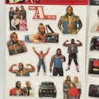 1982 Knight Rider And 1983 The A-team Puffy Stickers Sealed Larami Usa Nos New