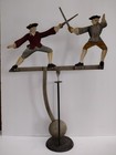 Dueling Swashbucklers Swordsman Balance Sky Hook Metal Toy  Wow   Goes On And On