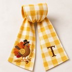 Wreath Sash Thanksgiving Monogrammed Embroidered Front Door Decor