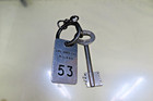 Vintage Grand Hotel Duomo Milano Italy  Hotel Room Skeleton Key   Fob