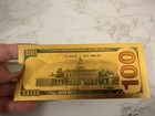 24k Gold Plated Foil  100 Dollar Bill Collectible Novelty Collection Note Gift