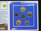 1984 St Helena Ascension Island Royal Mint Bu 6 Coin Set W Case