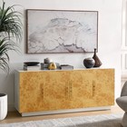 Abel 69 Inch Burl Wood Sideboard Buffet Tv Stand