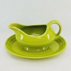 Fiesta Ware Gravy Boat sauceboat   Drip Tray Lemongrass New