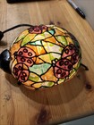 Lady Bug Electric Lamp night Light Glass Shade Needs Repainted Free Shipping