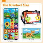 Baby Toys 0-6 Months - Tummy Time Toy Black And White High Contrast Newborn Toys