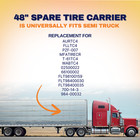 Torque Spare Tire Carrier Basket For Semi-trucks Fits Freightliner   Kenworth