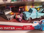 Disney Pixar Cars  toon Tokyo Mater  Tokyo Mater 3 Pack Nip  teki Liose In Box 