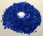Genuine Surf Tumbled Sea Glass From Puerto Rico   7  Oz  Cobalt Blue