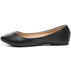 Alpine Swiss Womens Black Leather Pierina Ballet Flats 5 M Us