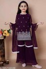 Indian Kids Traditional Beautiful New Sarara Sets For Ethnic Wear For Girls
