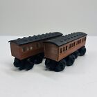 Wooden Railway  Compatible Passenger Coach s Brown Custom Thomas   Friends Brio