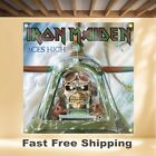 Iron Maiden Aces High 4 x4  Banner Album Cover Art Fabric Poster Flag Tapestry