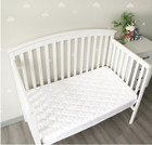 Waterproof Crib Mattress Protector 52 x28  Quilted Fitted Noiseless Pad Cover