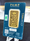 Pamp Suisse Lady Fortuna 45th Anniversary 1 Oz Gold Bar - Low Serial   N000094